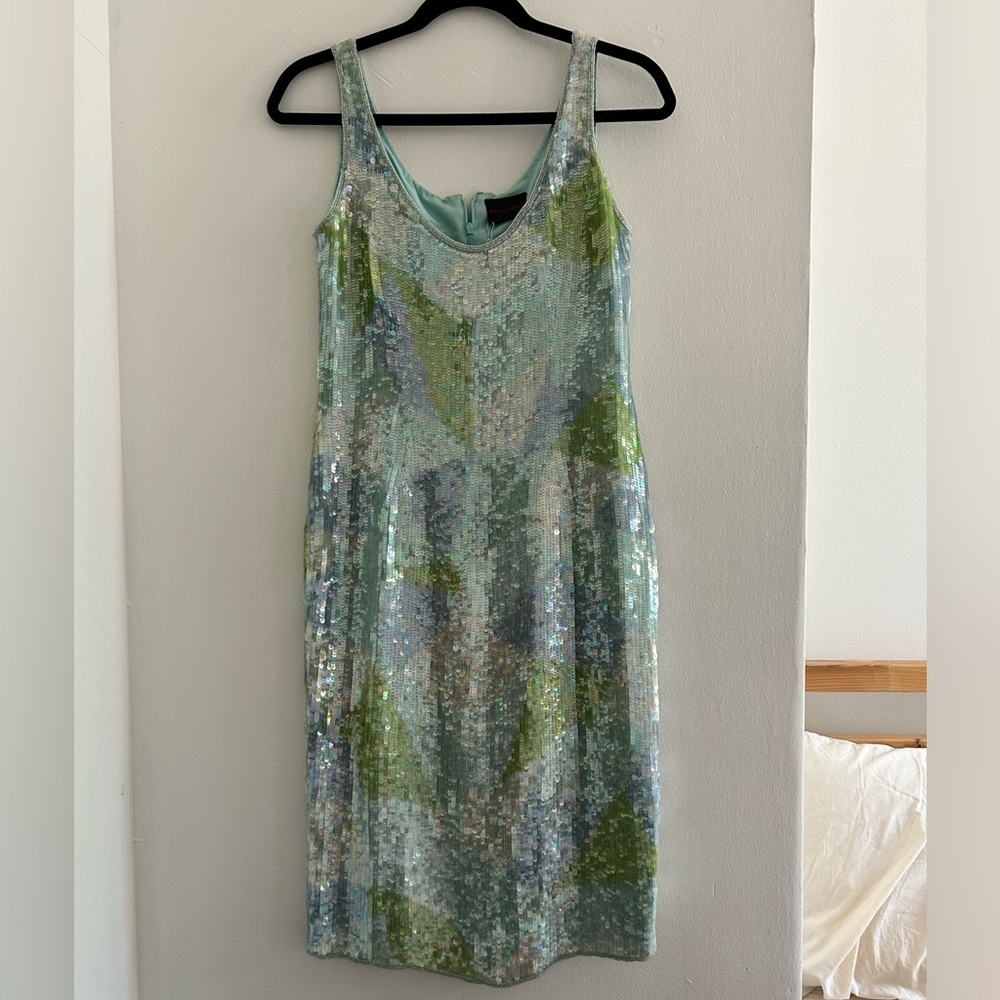 Vintage Frank Usher Sequin Cocktail Dress